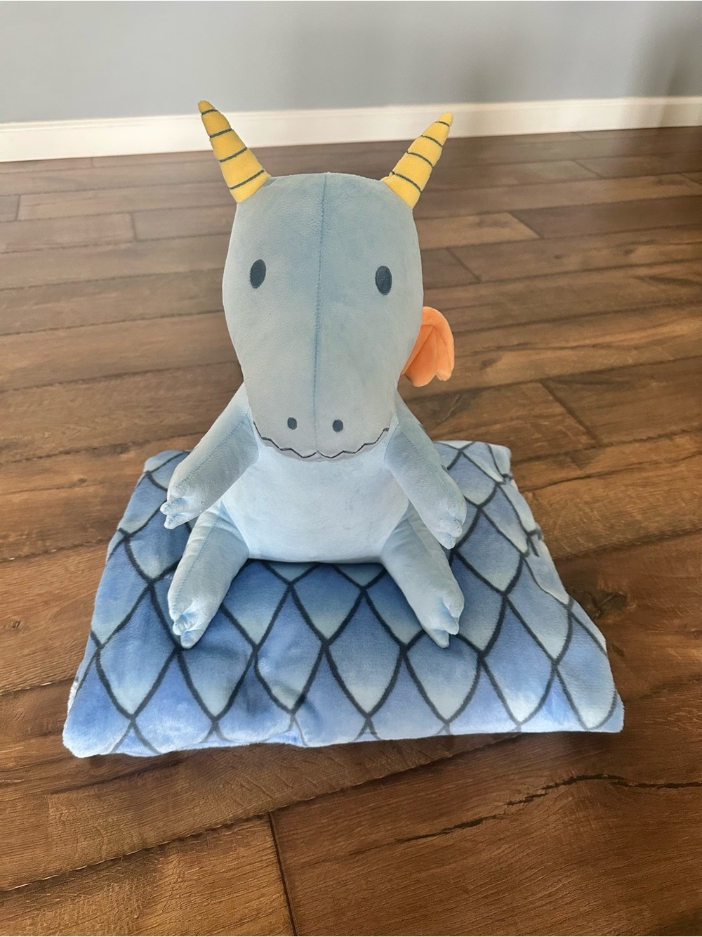 The Big One Plush Dragon and Blanket set